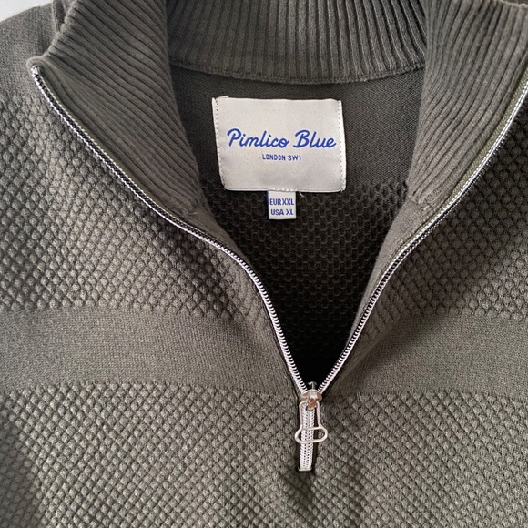 Pimlico Blue. Mens khaki XL sweater - Picture 9 of 9